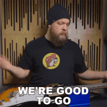 Good To Go Fluff GIF - Good To Go Fluff Riffs Beards And Gear GIFs