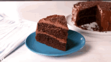 Chocolate Cake A Slice Of Cake GIF