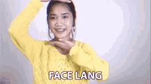 Face Lang April Kaye Sabalza GIF