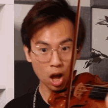 Shocked Eddy Chen GIF - Shocked Eddy Chen Two Set Violin GIFs