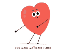 Heart Floss GIF - Heart Floss Love GIFs