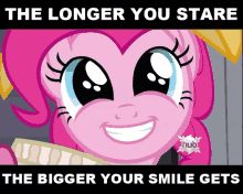 My Little Pony The Longer You Stare GIF - My Little Pony The Longer You Stare Smiles GIFs