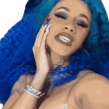 tongue out cardi b bleh goofing being funny