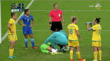 Sweden Womens Football GIF - Sweden Womens Football Upside Down GIFs