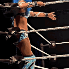 sasha banks double knees charlotte flair wwe wrestling
