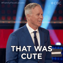 That Was Cute Gerry Dee GIF - That Was Cute Gerry Dee Family Feud Canada GIFs