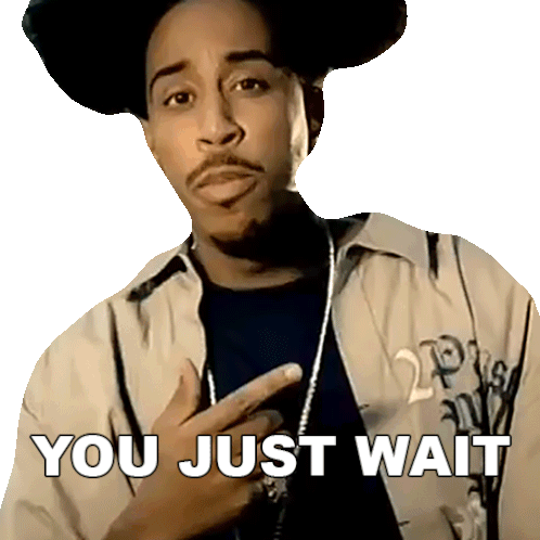 You Just Wait Ludacris Sticker - You Just Wait Ludacris Diamond In The Back Song Stickers