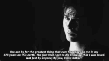 a black and white photo of a man with a quote on the bottom
