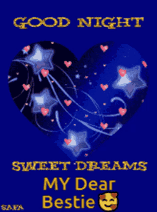 sweet dreams dear bestie