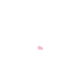 a pink heart is drawn on a white background with a pencil .