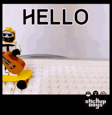 Lego Skateboard GIF - Lego Skateboard Hello GIFs