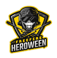 freefire heroween skull gun smile
