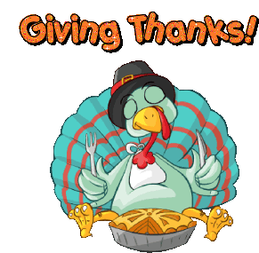 Thanksgiving Animated Sticker Sticker