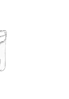 a black and white drawing of a cup with a handle