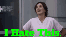 Station19 Carina Deluca GIF - Station19 Carina Deluca I Hate This GIFs