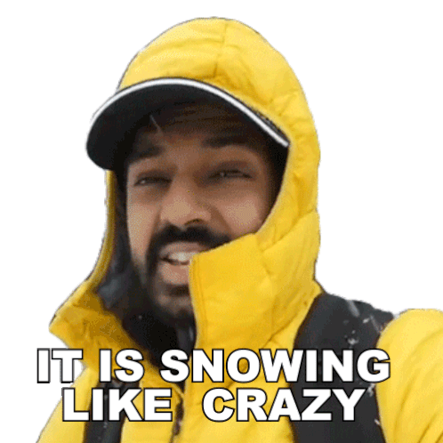 It Is Snowing Like Crazy Faisal Khan Sticker - It Is Snowing Like Crazy Faisal Khan Its Snowing A Lot Stickers