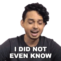 I Did Not Even Know Aniket Sticker - I Did Not Even Know Aniket Buzzfeed India Stickers