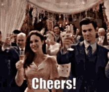 Cheers Make A Toast Toasting GIF - Cheers Make A Toast Toasting Raise A Glass Drink Drinks GIFs