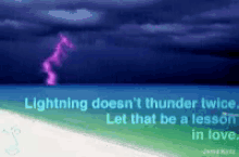 Lightning Love GIF - Lightning Love Ocean GIFs