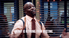 Terry Is Retiring From Heisting Terry Crews GIF - Terry Is Retiring From Heisting Terry Crews Terry Jeffords GIFs