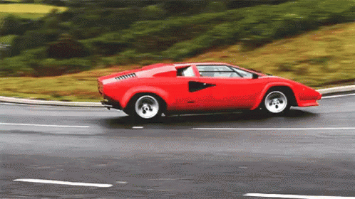 Lamborghini Countach Drift GIF – Driving Lambo Drift – discover and ...