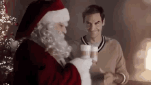 Fed Santa GIF - Fed Santa Drink GIFs