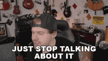 Just Stop Talking About It Jared Dines GIF - Just Stop Talking About It Jared Dines Stop Talking About It GIFs