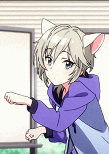 Anastasia The Idolsmasters Cinderella Girls Neko GIF - Anastasia The Idolsmasters Cinderella Girls Neko Cat GIFs