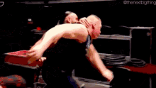 Braun Strowman Throws GIF - Braun Strowman Throws Brock Lesnar GIFs