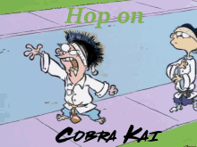 Cobra Kai Hop On GIF - Cobra Kai Hop On Series GIFs