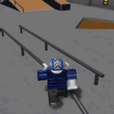 a person is flying through the air in a video game while a person says `` oh no i tripped '' .