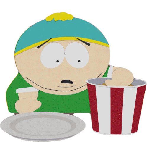 Eating Eric Cartman Sticker - Eating Eric Cartman South Park Stickers