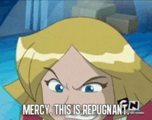 Totally Spies Clover GIF - Totally Spies Clover Mercy This Is Repugnant GIFs