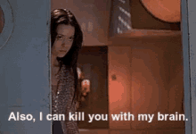 River Tam I Can Kill You With My Brain GIF - River Tam I Can Kill You With My Brain Summer GIFs