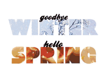 Goodby Winter GIF - Seasons Spring Springtime GIFs