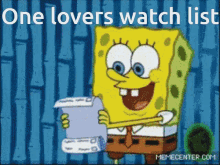 One Love One Lovers GIF - One Love One Lovers Spongebob GIFs