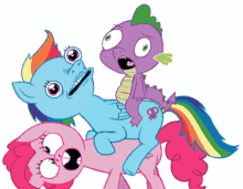 Pinkie Pie Rainbow Dash GIF