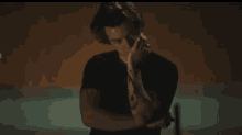 Harry Styles Think GIF - Harry Styles Think Paused GIFs
