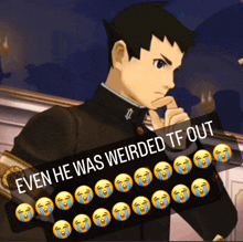 Even He Was Weirded Tf Out Even She Was Weirded Tf Our GIF - Even He Was Weirded Tf Out Even She Was Weirded Tf Our Ace Attorney GIFs