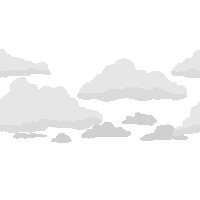 a bunch of white clouds are floating in the sky