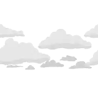 a bunch of white clouds are floating in the sky