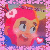 a picture of a cartoon character with the words coltluys vivi written on it