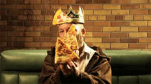 Pizza King GIF - Crown Pizza Pizzaking GIFs
