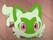 Sprigatito Tail Wag GIF - Sprigatito Tail Wag About To Pounce GIFs