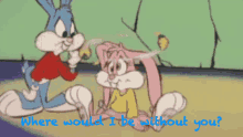 Babs Bunny Where Would I Be Without You GIF - Babs Bunny Where Would I Be Without You GIFs