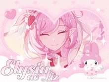 a picture of a girl with the name elysia j de liz