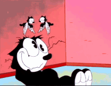 Felix The Cat Knocked Out GIF - Felix The Cat Knocked Out Seeing Stars GIFs