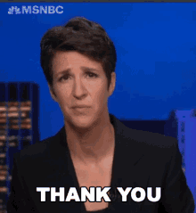 Thank You Rachel Anne Maddow GIF - Thank You Rachel Anne Maddow Thanks GIFs