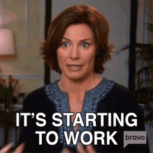 Its Starting To Work Real Housewives Of New York GIF - Its Starting To Work Real Housewives Of New York Its Actually Working GIFs
