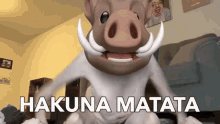 Hakuna Matata No Worries GIF - Hakuna Matata No Worries Warthog GIFs